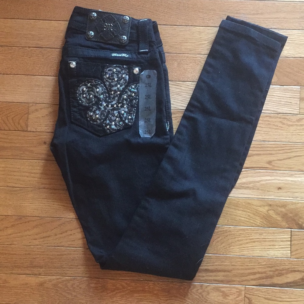 Miss Me Black Jeggings